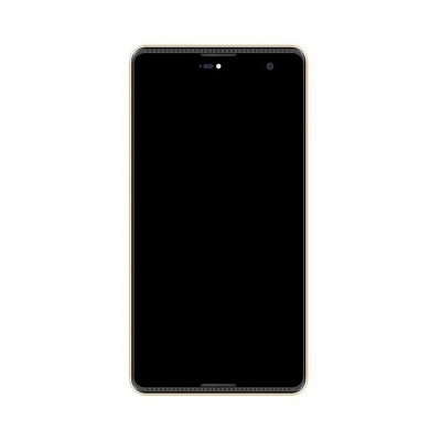 Lcd Frame Middle Chassis For Micromax Canvas Fire 5 Silver By - Maxbhi Com