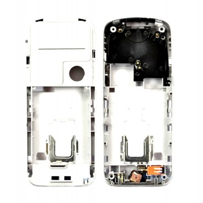 Lcd Frame Middle Chassis For Nokia 6070 White By - Maxbhi Com