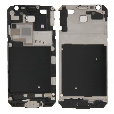 Lcd Frame Middle Chassis For Samsung G530fz With Dual Sim Grey By - Maxbhi Com