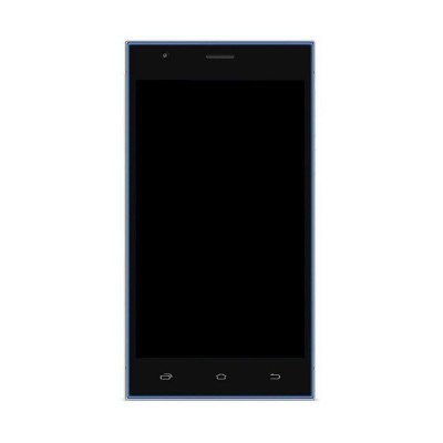 Lcd Frame Middle Chassis For Spice Xlife M5q Plus White By - Maxbhi Com