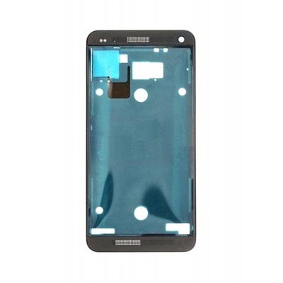 Lcd Frame Middle Chassis For Htc M7 Gold By - Maxbhi Com