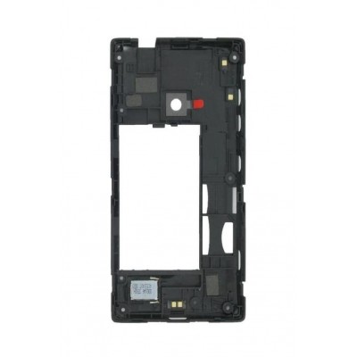 Lcd Frame Middle Chassis For Nokia Lumia 525 Yellow By - Maxbhi Com
