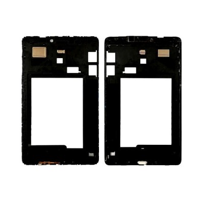 Lcd Frame Middle Chassis For Samsung Galaxy Tab E White By - Maxbhi Com