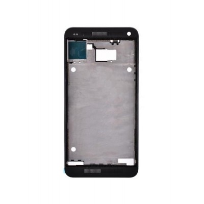 Lcd Frame Middle Chassis For Htc M7 Black By - Maxbhi Com
