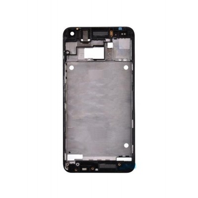 Lcd Frame Middle Chassis For Htc M7 Black By - Maxbhi Com