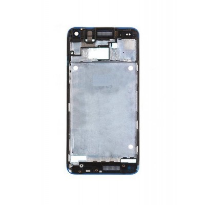 Lcd Frame Middle Chassis For Htc M7 Blue By - Maxbhi Com