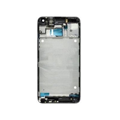 Lcd Frame Middle Chassis For Htc M7 Silver By - Maxbhi Com