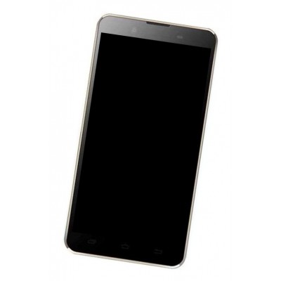 Lcd Frame Middle Chassis For Intex Aqua 4g Black By - Maxbhi Com