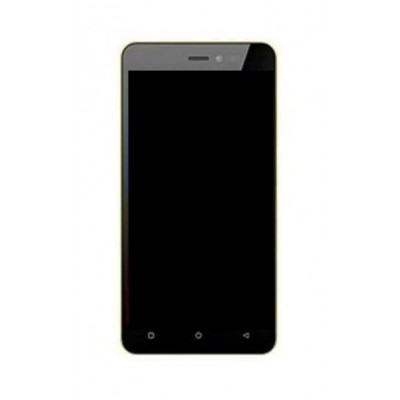 Lcd Frame Middle Chassis For Gionee Pioneer P5w Yellow By - Maxbhi Com