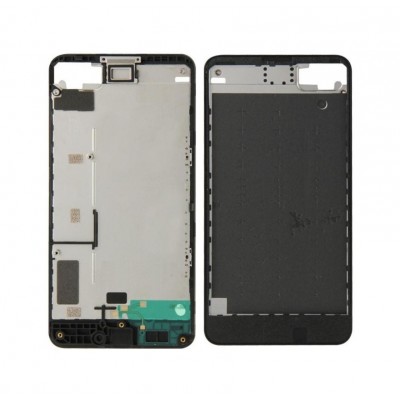 Lcd Frame Middle Chassis For Nokia Lumia 630 Dual Sim Rm978 Orange By - Maxbhi Com