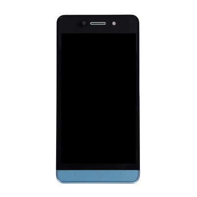 Lcd Frame Middle Chassis For Spice K601 Blue By - Maxbhi Com