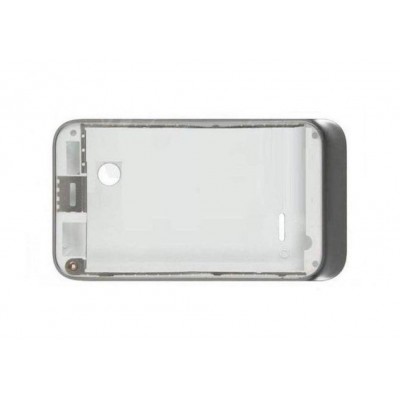 Lcd Frame Middle Chassis For Sony Xperia Tipo Dual St21a2 Black By - Maxbhi Com