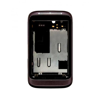 Lcd Frame Middle Chassis For Htc Wildfire S A510e G13 Lilac By - Maxbhi Com