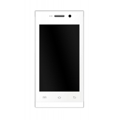 Lcd Frame Middle Chassis For Intex Aqua Y2 1gb Ram Grey By - Maxbhi Com