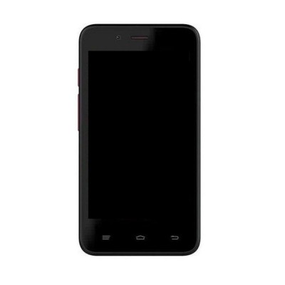 Lcd Frame Middle Chassis For Lyf Flame 4 Black By - Maxbhi Com