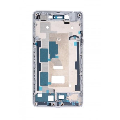 Lcd Frame Middle Chassis For Oppo A51 White By - Maxbhi Com