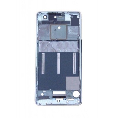Lcd Frame Middle Chassis For Micromax A350 Canvas Knight Black By - Maxbhi Com