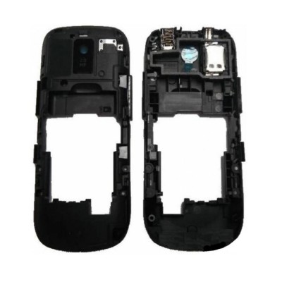 Lcd Frame Middle Chassis For Nokia Asha 202 Grey By - Maxbhi Com