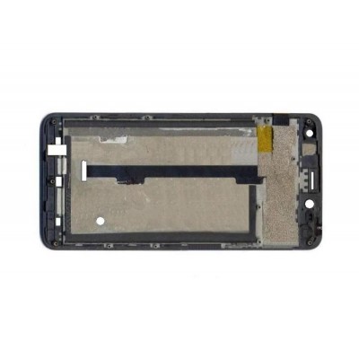 Lcd Frame Middle Chassis For Xolo Q3000 White By - Maxbhi Com