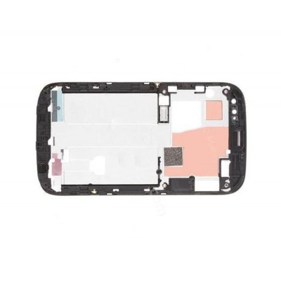 Lcd Frame Middle Chassis For Htc Desire V Black By - Maxbhi Com