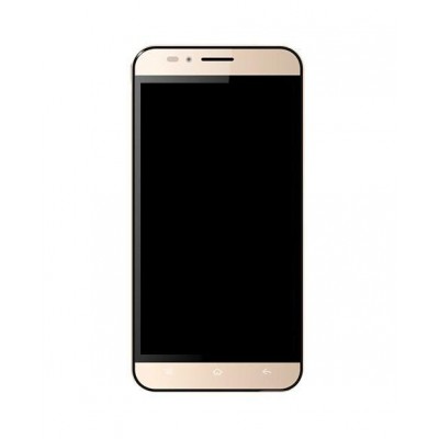Lcd Frame Middle Chassis For Intex Aqua Turbo 4g Champagne By - Maxbhi Com