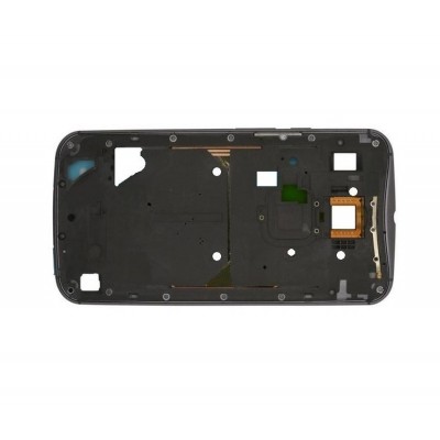 Lcd Frame Middle Chassis For Motorola Moto E Dual Sim 2nd Gen White By - Maxbhi Com