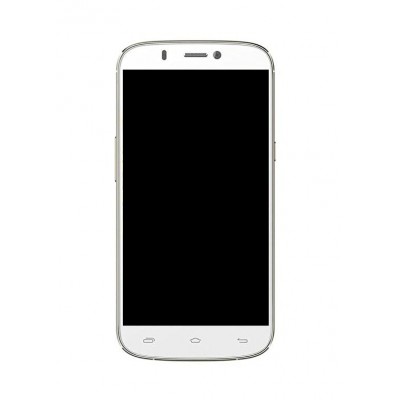 Lcd Frame Middle Chassis For Micromax A300 Canvas Gold White By - Maxbhi Com