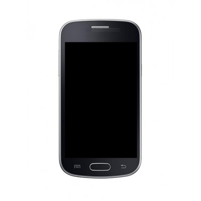 Lcd Frame Middle Chassis For Samsung Galaxy Fresh Duos S7392 With Dual Sim Black By - Maxbhi Com