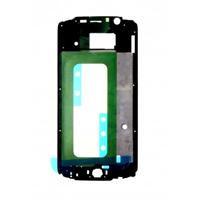 Lcd Frame Middle Chassis For Samsung Galaxy S6 Blue By - Maxbhi Com