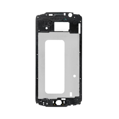 Lcd Frame Middle Chassis For Samsung Galaxy S6 Dual Sim 32gb White By - Maxbhi Com