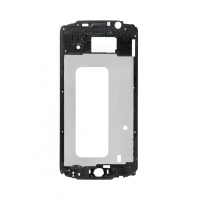 Lcd Frame Middle Chassis For Samsung Galaxy S6 White By - Maxbhi Com