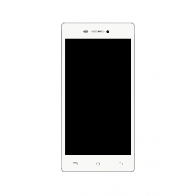 Lcd Frame Middle Chassis For Lava Flair Z1 Black By - Maxbhi Com
