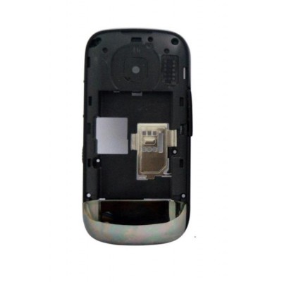 Lcd Frame Middle Chassis For Nokia C206 Touch And Type White By - Maxbhi Com