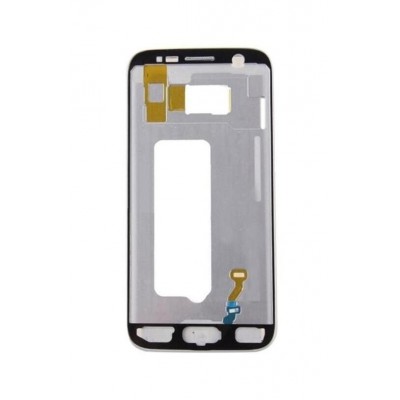 Lcd Frame Middle Chassis For Samsung Galaxy S7 64gb Silver By - Maxbhi Com