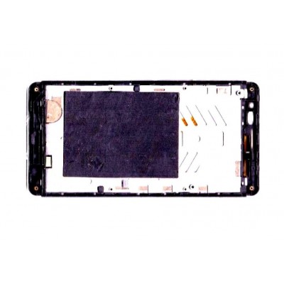 Lcd Frame Middle Chassis For Spice Mi506 Stellar Mettle Icon Silver By - Maxbhi Com
