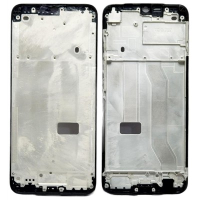 Lcd Frame Middle Chassis For Realme C15 Silver By - Maxbhi Com