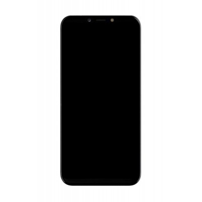Lcd Frame Middle Chassis For Blu Studio Mega 2018 Black By - Maxbhi Com