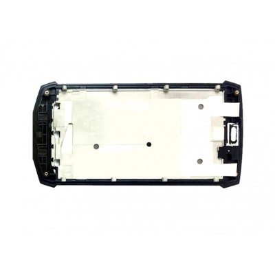 Lcd Frame Middle Chassis For Blackview Bv8000 Pro Silver By - Maxbhi Com