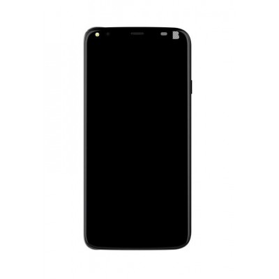 Lcd Frame Middle Chassis For Blu Studio Mega 2019 Black By - Maxbhi Com