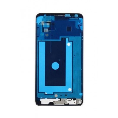Lcd Frame Middle Chassis For Samsung Galaxy Note 3 N9002 With Dual Sim Blue By - Maxbhi Com