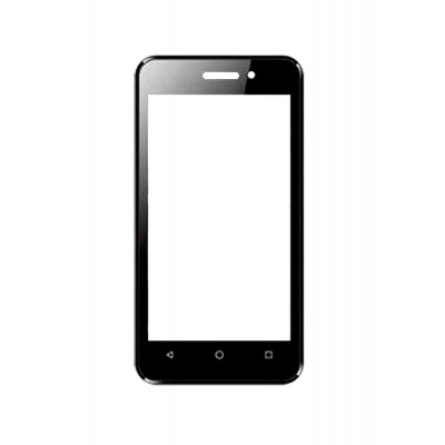 Replacement Front Glass For Yezz Go 1 Black By - Maxbhi Com