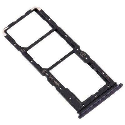 Sim Card Holder Tray For Vivo Y20 2020 Black - Maxbhi Com