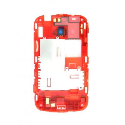 Lcd Frame Middle Chassis For Htc Desire C White By - Maxbhi Com