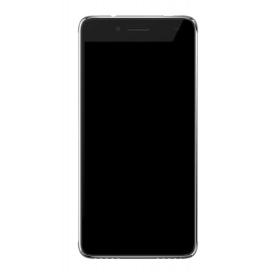 Lcd Frame Middle Chassis For Intex Aqua Freedom Black By - Maxbhi Com