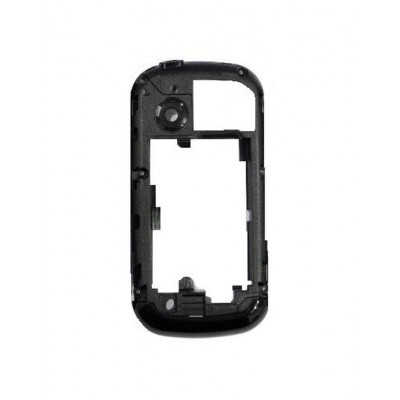 Lcd Frame Middle Chassis For Samsung Corby Plus Black By - Maxbhi Com