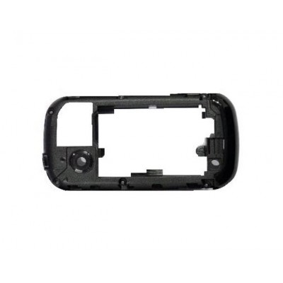 Lcd Frame Middle Chassis For Samsung Corby Plus Black By - Maxbhi Com