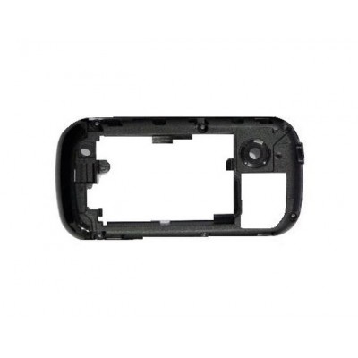 Lcd Frame Middle Chassis For Samsung Corby Plus Black By - Maxbhi Com