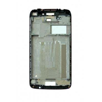 Lcd Frame Middle Chassis For Panasonic Eluga Ray 530 Black By - Maxbhi Com