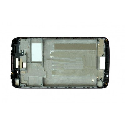 Lcd Frame Middle Chassis For Panasonic Eluga Ray 530 White By - Maxbhi Com