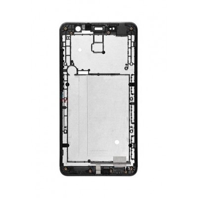 Lcd Frame Middle Chassis For Asus Zenfone 6 32gb Black By - Maxbhi Com